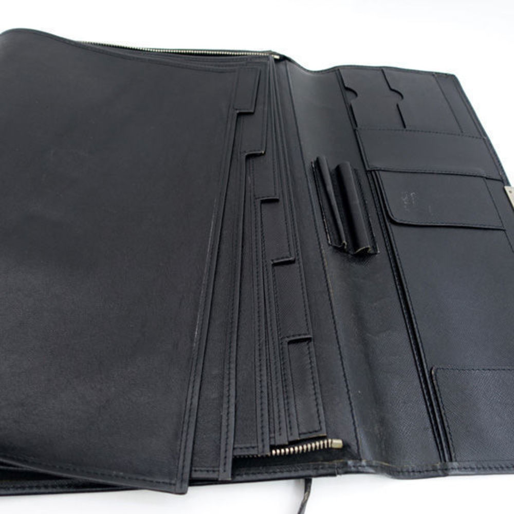 Prada Black Document Case Leather - image 6